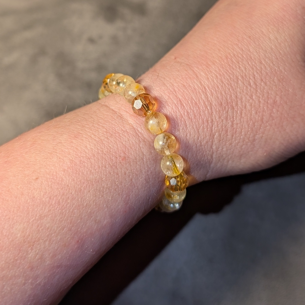 Citrine Beaded Bracelet - Picture 6 of 8
